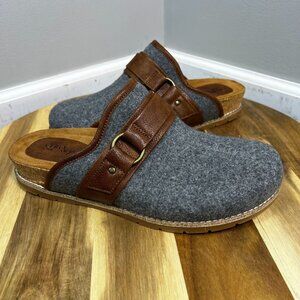 Eurosoft by Soft GOWAN Womens Buckle Mule Slip On Sz 11M/ 43EU in Grey